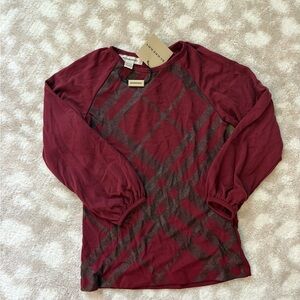 Burberry Checkered Long Sleeve Shirt